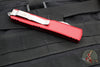 Microtech Ultratech OTF Knife- Tanto Edge- Red Handle- Apocalyptic Blade 123-10 APRD
