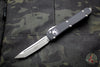Microtech Ultratech OTF Knife- Tanto Edge- Black Handle- Stonewash Blade 123-10