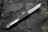 Microtech Ultratech OTF Knife- Tanto Edge- Black Handle- Stonewash Blade 123-10
