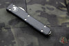 Microtech Ultratech OTF Knife- Tanto Edge- Black Handle- Stonewash Blade 123-10