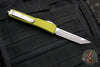 Microtech Ultratech OTF Knife- Tanto Edge- OD Green Handle- Apocalyptic Full Serrated Blade 123-12 APOD