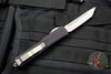 Microtech Ultratech OTF Knife- Tanto Edge- Black Handle- Apocalyptic Full Serrated Blade 123-12 AP