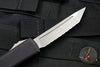 Microtech Ultratech OTF Knife- Tanto Edge- Black Handle- Apocalyptic Full Serrated Blade 123-12 AP