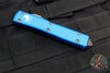 Microtech Ultratech OTF Knife- Tanto Edge- Blue Handle- Bronzed Apocalyptic Blade 123-13 APBL