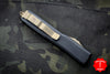 Microtech Ultratech OTF Knife- Tanto Edge- DEATH CARD Handle- Bronzed Apocalyptic Blade 123-13 DCS