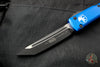 Microtech Ultratech Blue Tanto Edge OTF Knife Black Blade 123-1 BL