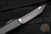 Microtech Ultratech OTF Knife- Tactical- Black Handle- Black Part Serrated Blade 123-2 T