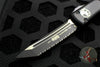 Microtech Ultratech OTF Knife- Tanto Edge- Tactical- Black Handle- Black Full Serrated Blade 123-3 T