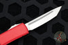 Microtech Ultratech OTF Knife- Tanto Edge- Red Handle With Satin Blade 123-4 RD