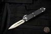 Microtech Troodon Double Edge OTF knife Black with Stonewash Blade 138-10