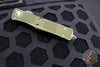 Microtech Troodon OTF Knife- Double Edge- Distressed OD Green Handle- Apocalyptic Blade 138-10 DOD