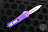 Microtech Troodon OTF knife- Double Edge- Purple Handle- Stonewash Blade 138-10 PU