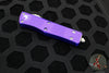 Microtech Troodon OTF knife- Double Edge- Purple Handle- Stonewash Blade 138-10 PU
