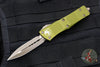 Microtech Troodon OTF knife- Double Edge- OD Green with Bronze Apocalyptic Blade 138-13 APOD