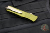 Microtech Troodon OTF knife- Double Edge- OD Green with Bronze Apocalyptic Blade 138-13 APOD