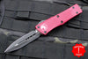 Microtech Troodon RED Double Edge OTF knife with Black Blade 138-1 RD