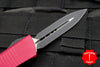Microtech Troodon RED Double Edge OTF knife with Black Blade 138-1 RD