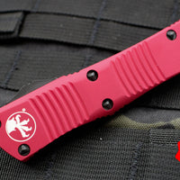 Microtech Troodon RED Double Edge OTF knife with Black Blade 138-1 RD