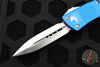 Microtech Troodon OTF knife- Double Edge- Blue With with Satin Blade 138-4 BL