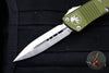 Microtech Troodon OD Green Double Edge OTF knife with Satin Blade 138-4 OD