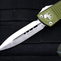 Microtech Troodon OD Green Double Edge OTF knife with Satin Blade 138-4 OD