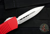 Microtech Troodon Red Double Edge OTF knife with Satin Blade 138-4 RD