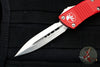 Microtech Troodon Red Double Edge OTF knife with Satin Blade 138-4 RD