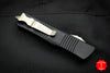 Microtech Troodon Double Edge OTF knife Black with Satin Blade 138-4