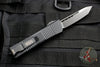 Microtech Troodon Tactical Tanto Edge OTF knife Black with Black Plain Edge Blade 140-1 T