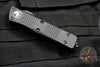 Microtech Troodon Tactical Tanto Edge OTF knife Black with Black Plain Edge Blade 140-1 T