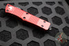 Microtech Troodon Tanto Edge OTF knife Red with Black Full Serrated Edge Blade 140-3 RD