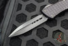 Microtech Combat Troodon OTF Knife- Delta -Shadow- Double Edge- Black Frag Handle-Black DLC Blade- HW Nickel Boron Internals 142-1CT-DSH