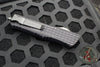 Microtech Combat Troodon OTF Knife- Delta -Shadow- Double Edge- Black Frag Handle-Black DLC Blade- HW Nickel Boron Internals 142-1CT-DSH