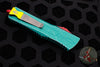 Microtech Bounty Hunter Combat Troodon (OTF) Out the Front Knife- Tanto Edge Full Serrated Blade 144-12 BH