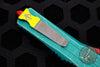Microtech Bounty Hunter Combat Troodon (OTF) Out the Front Knife- Tanto Edge Full Serrated Blade 144-12 BH