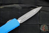 Microtech UTX-70 OTF Knife- Double Edge- Blue Handle- Apocalyptic Blade 147-10 APBL