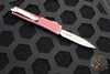 Microtech UTX-70 OTF Knife- Double Edge- Distressed Merlot Red Handle- Apocalyptic Blade 147-10 DMR