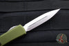 Microtech UTX-70 OTF Knife- Double Edge- OD Green With Stonewash Blade 147-10 OD