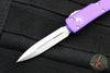 Microtech UTX-70 Purple Double Edge (OTF) Stonewash Blade 147-10 PU