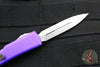 Microtech UTX-70 Purple Double Edge (OTF) Stonewash Blade 147-10 PU