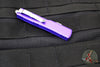Microtech UTX-70 Purple Double Edge (OTF) Stonewash Blade 147-10 PU
