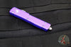 Microtech UTX-70 Purple Double Edge (OTF) Stonewash Blade 147-10 PU