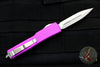 Microtech UTX-70 (OTF) Knife- Double Edge- Violet Handle With Stonewash Blade 147-10 VI