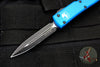 Microtech UTX-70 Blue Double Edge (OTF) Black Blade 147-1 BL