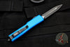 Microtech UTX-70 Blue Double Edge (OTF) Black Blade 147-1 BL