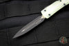 Microtech UTX-70 Jade Green G-10 Handle Top Black Double Edge (OTF) 147-1 GTJGS