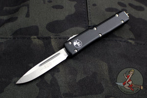 Microtech UTX-70 Black Single Edge (OTF) Stonewash Blade 148-10