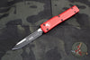 Microtech UTX-70 Red Single Edge (OTF) Black Blade 148-1 RD