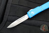 Microtech UTX-70 (OTF) Knife- Single Edge- Blue With Satin Blade 148-4 BL