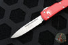 Microtech UTX-70 Red Single Edge (OTF) Satin Blade 148-4 RD
